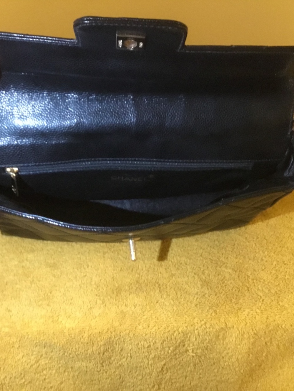 Chanel Black Bag with Gold Chain with Chanel Box - Picture 5 of 16